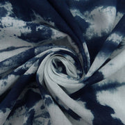 Handmade Indigo Tie Dye Cotton Shibori Printed Fabric